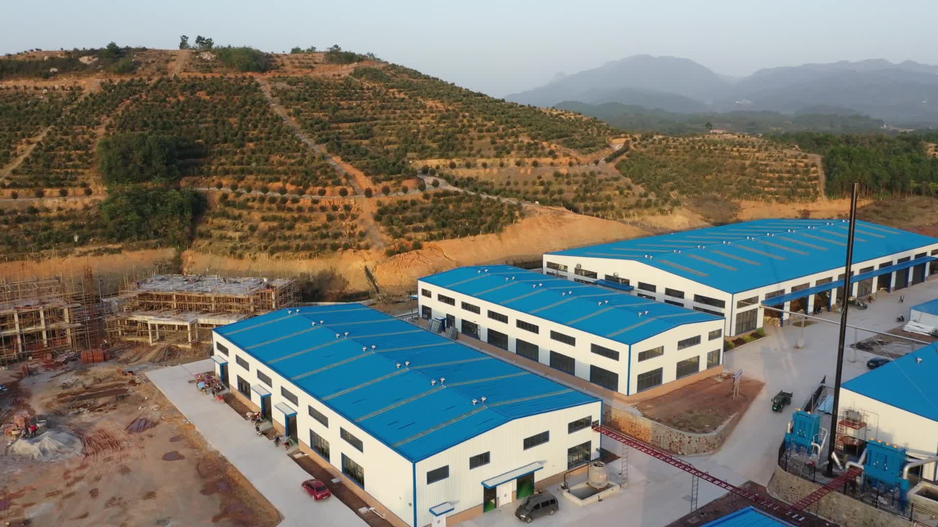 航拍廠區(qū)視頻-九豐農(nóng)業(yè)茶油種植基地